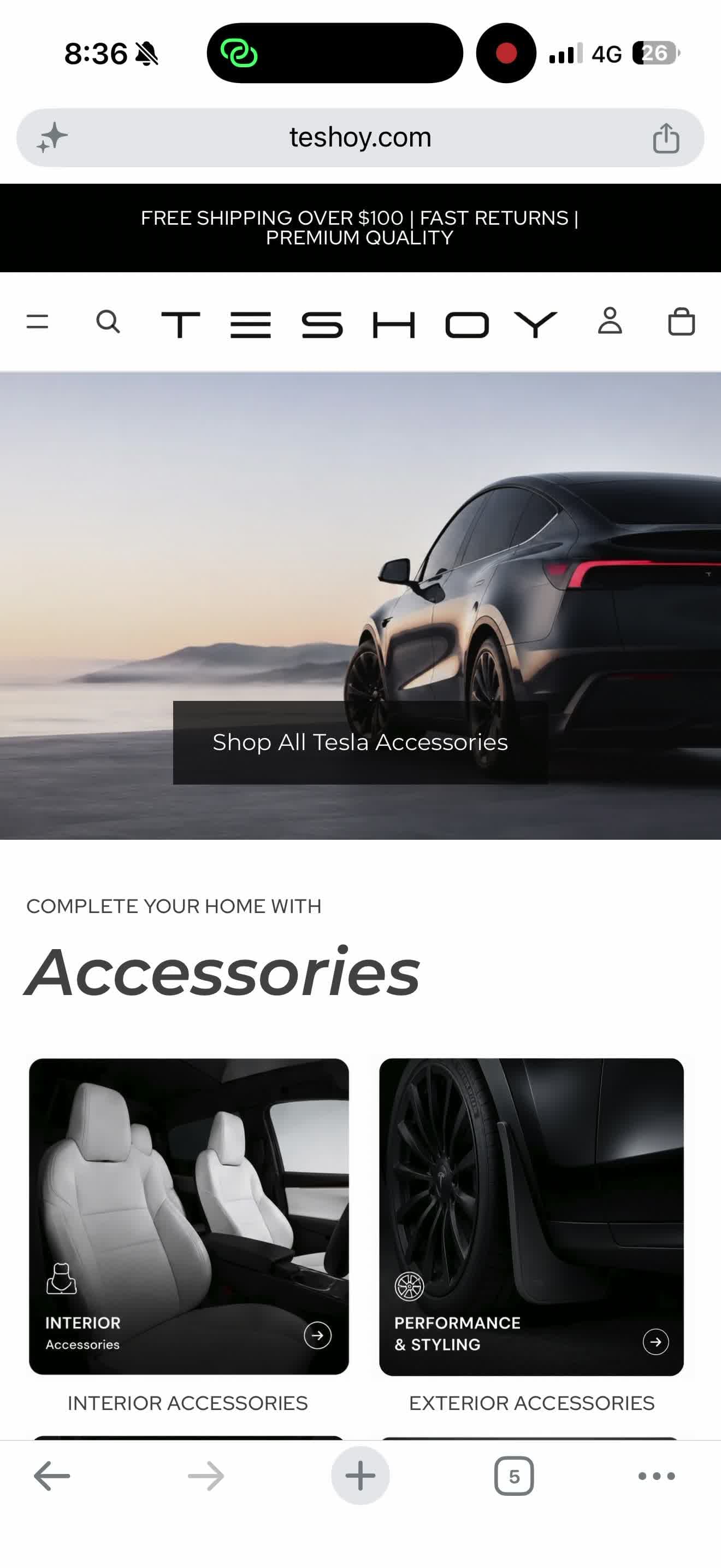 Clear mobile experience designed by Simpli Digital
