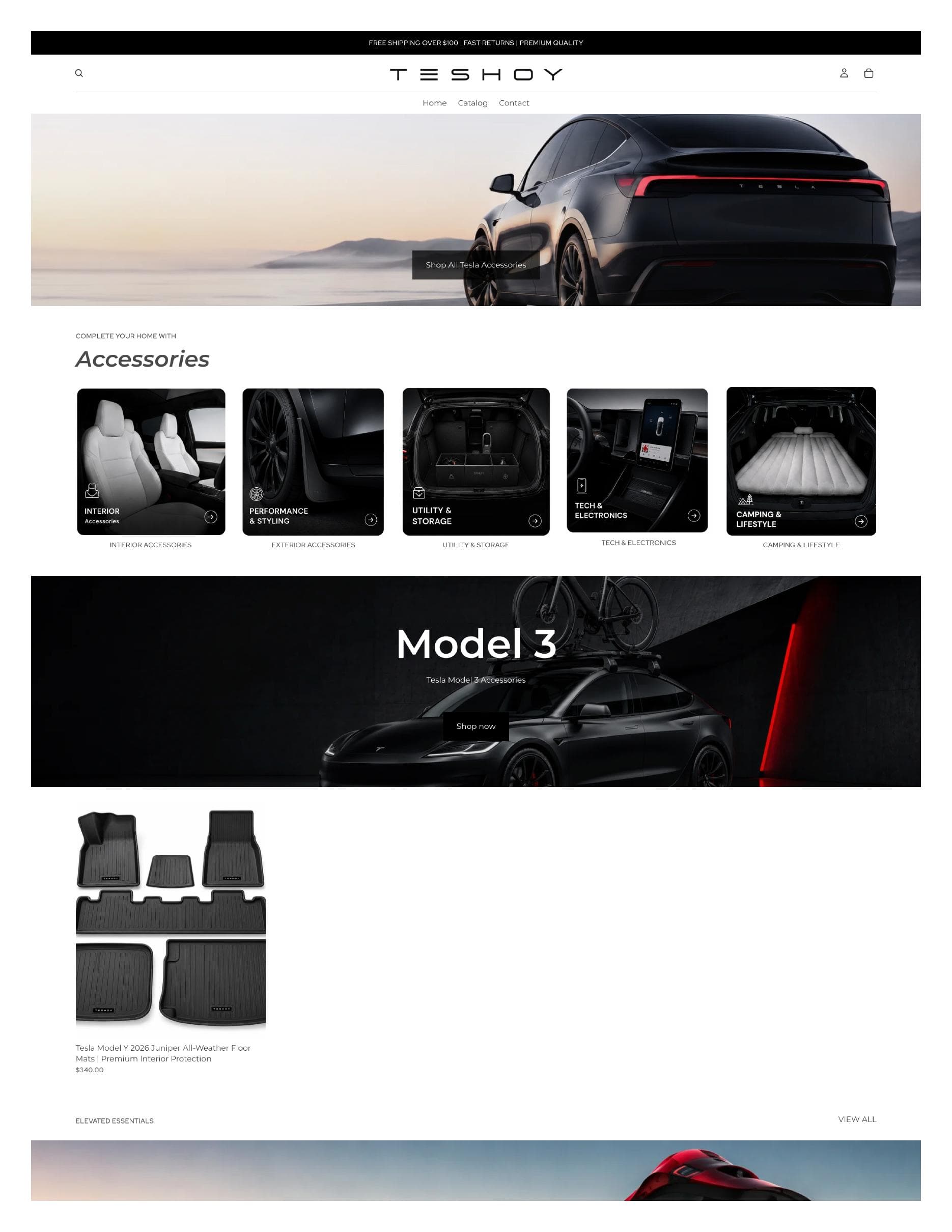 Teshoy website experience designed by Simpli Digital